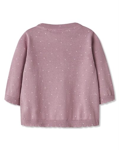Name it - NBFLadot Strik Cardigan - Lilas